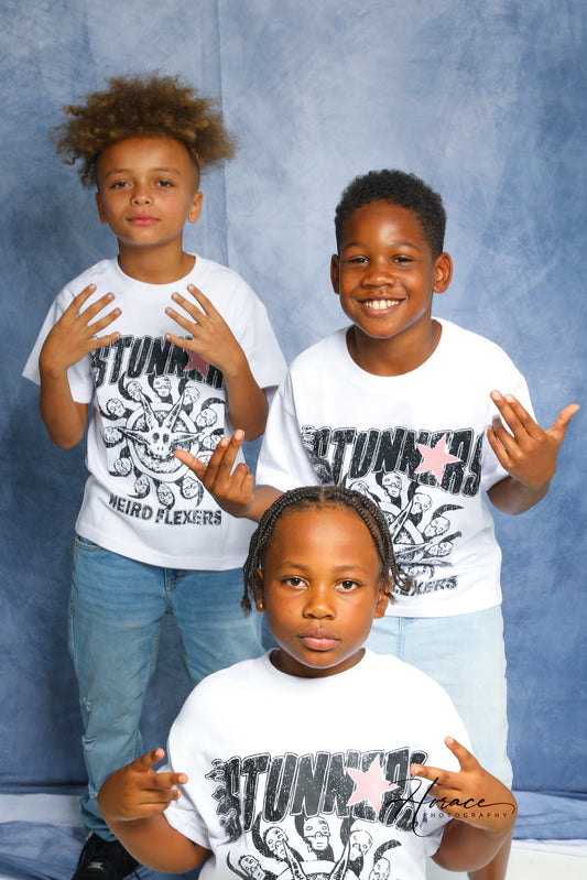 Weird Flexer (white)  Kids
